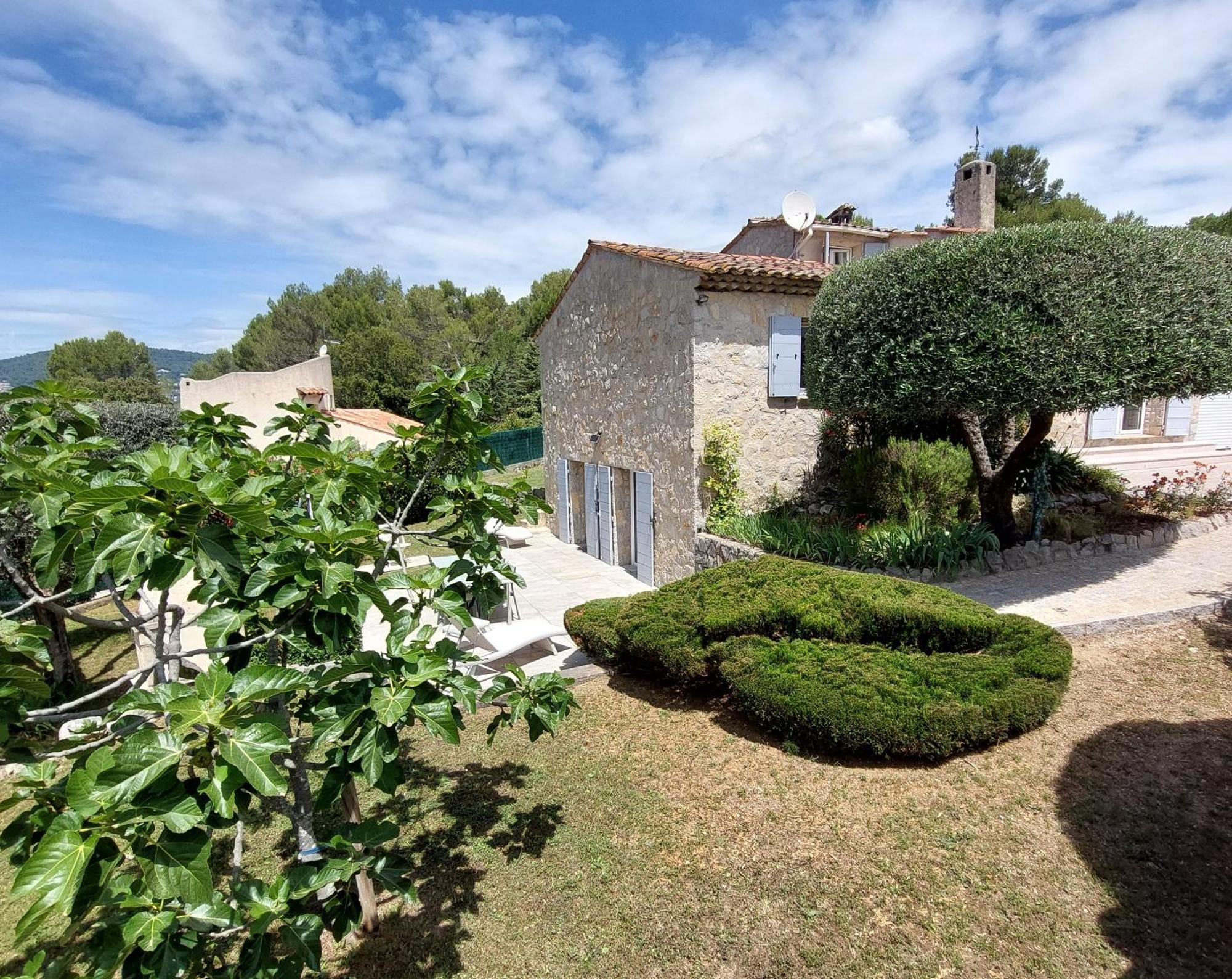 Gite Les Pins Climatise Piscine Chauffee Jardin Peymeinade Exterior foto